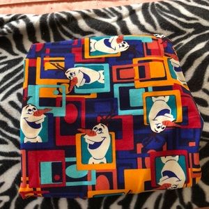 Lularoe Disney Olaf TC2 leggings, euc